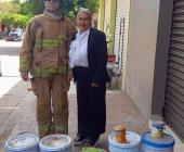 Sancirences apoyan a Bomberos Voluntarios