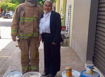 Sancirences apoyan a Bomberos Voluntarios