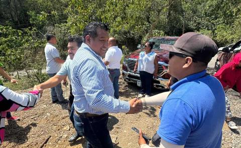 Supervisó alcalde avance del tramo Tamán - Aguazarca 

