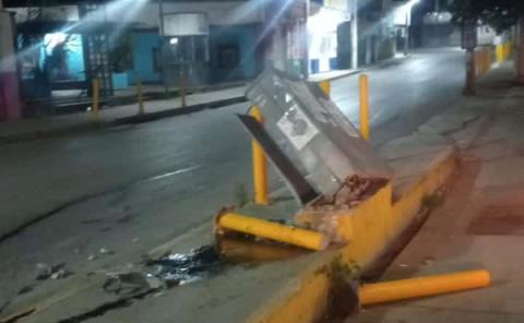 Accidente vehicular con fuga en avenida Juárez