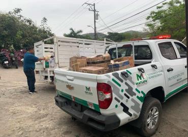 Agradece alcaldesa Marichuy ayuda para Xilitla tras desastre