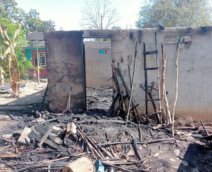 Devoró fuego a una vivienda en San Martín
