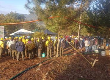 Continúa combate a incendios en la Huasteca