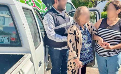 Escuadrón Ave auxilió a mujer

