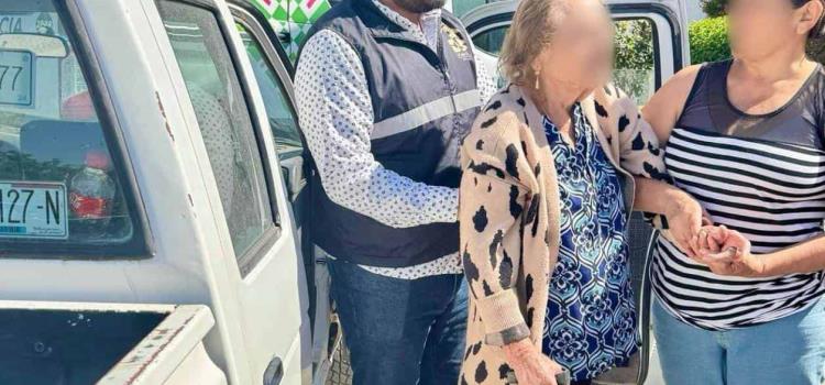 Escuadrón Ave auxilió a mujer Escuadrón Ave auxilió a mujer