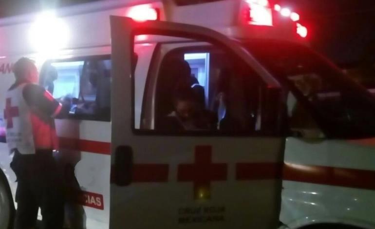 Ciclista herido en fuerte caída