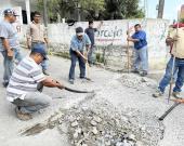 DAPAS Matlapa reparó fuga de agua