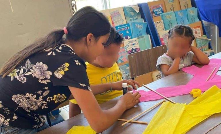 Niños tuvieron creativo taller 