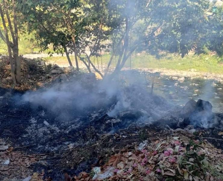 Llaman a no realizar quemas de basura