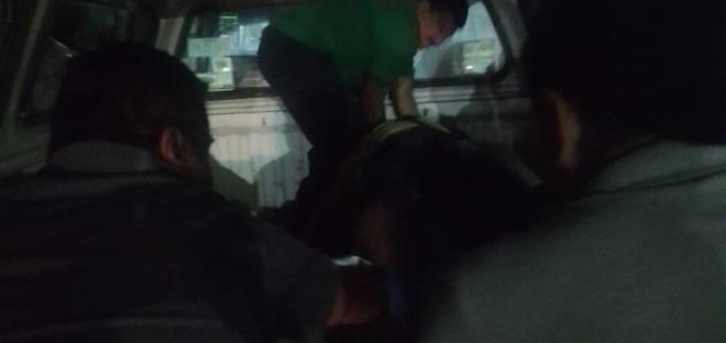 Motociclista derrapó en la México–Laredo