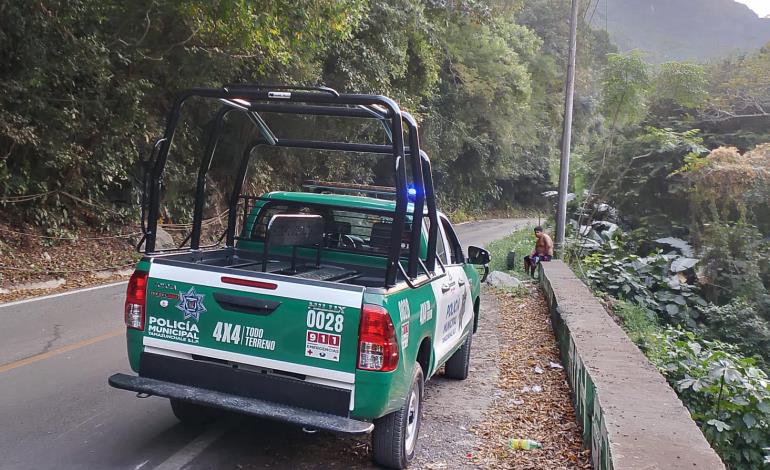 Sujeto tirado causó movilización