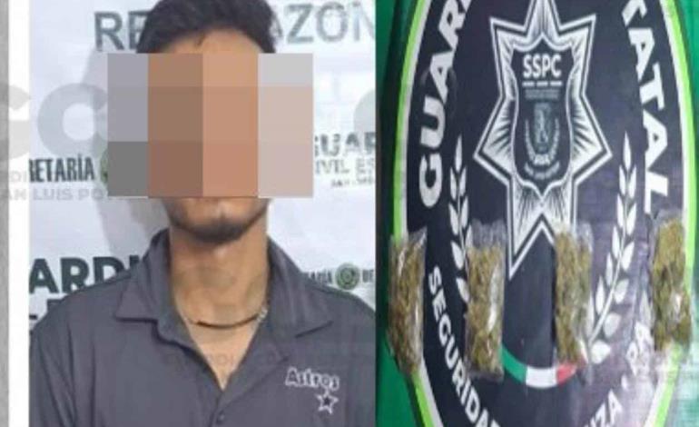Cayó sujeto con "mota"