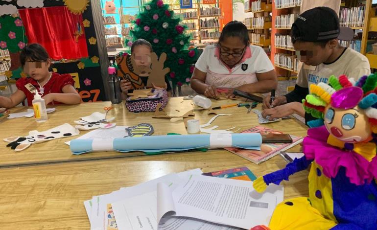 Éxito en talleres de primavera en la Biblioteca Pública