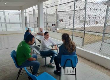 Presidenta municipal de Matlapa visita el Centro Penitenciario de Tamazunchale