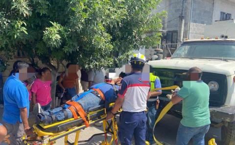 Hombre cayó en domicilio 
