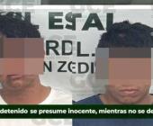 CAPTURARON A DOS NARCOS