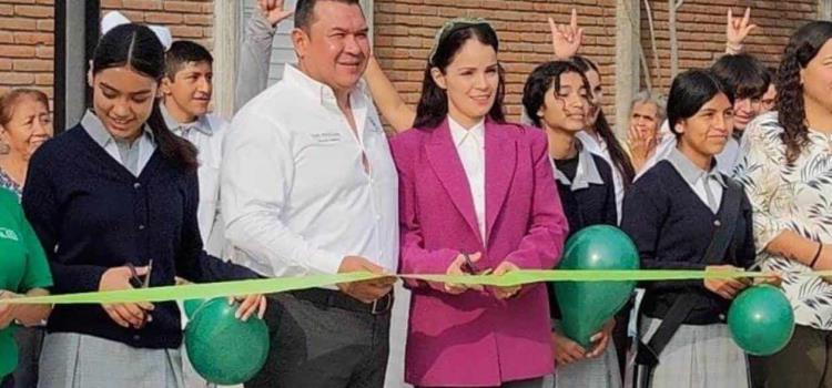 Inauguraron obra en telesecundaria