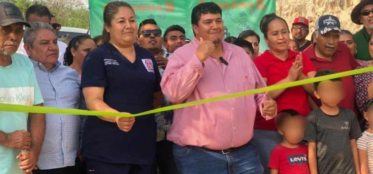 Alcalde inauguró una ampliación eléctrica Alcalde inauguró una ampliación eléctrica
