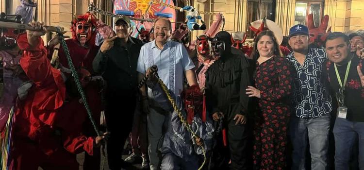 Quema de diablos realizaron en SLP Quema de diablos realizaron en SLP