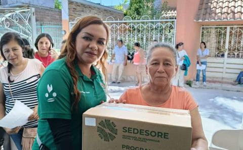 Avanza Sedesore con segunda entrega de Seguridad Alimentaria