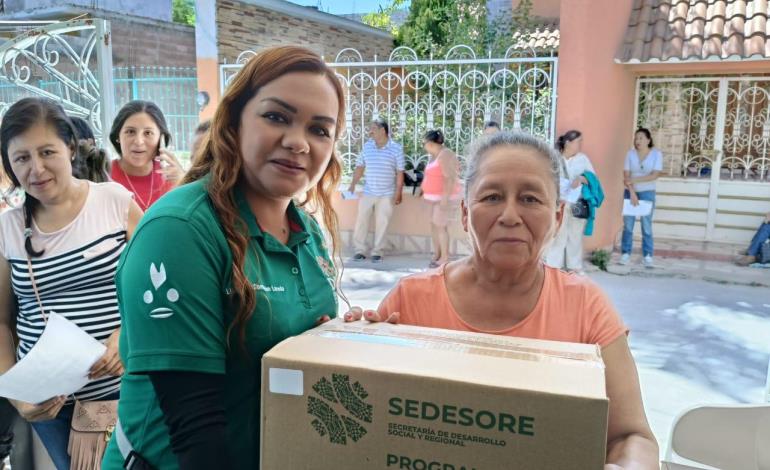 Avanza Sedesore con segunda entrega de Seguridad Alimentaria