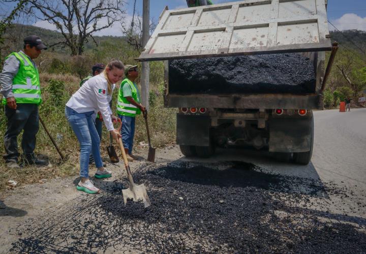 Inició presidenta rehabilitación de vía Matlapa – La Ceiba