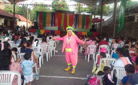 Exitoso festejo del Día del Niño; Fernando Herbert Orta celebró a la niñez