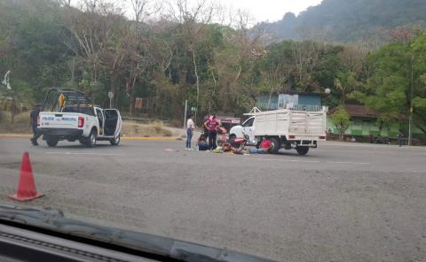 MOTOCICLISTAS ACCIDENTADOS