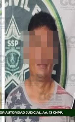 Violento sujeto fue asegurado