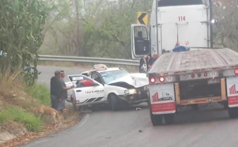ADULTO HERIDO EN FUERTE CHOQUE