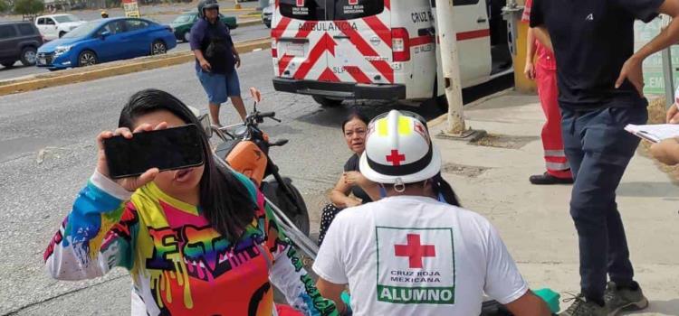 DAMA HERIDA EN ACCIDENTE DAMA HERIDA EN ACCIDENTE