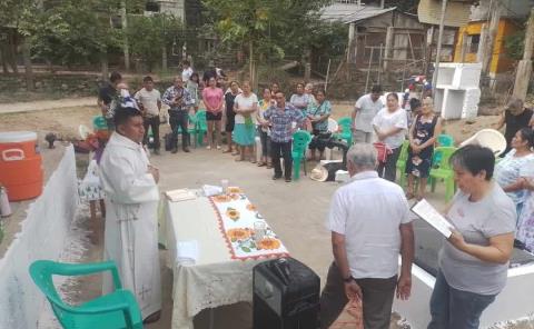 Realizan ritual del agua en La Fortuna