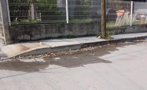Drenaje colapsado en ´Las Huastecas´