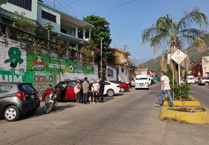Choque en el bulevar 20 de Noviembre, Tamazunchale