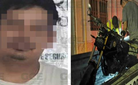 RAUDO MOTOCICLISTA QUEDÓ ENCARCELADO
