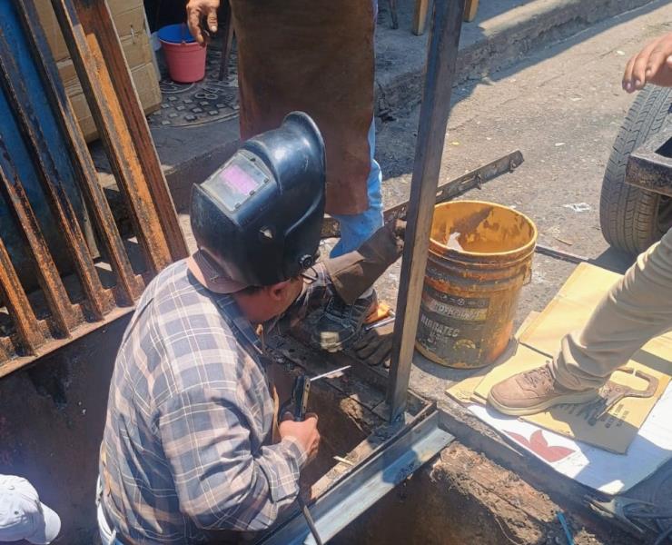 Reforzó RM calidad de alcantarilla en la Hidalgo 
