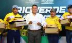 Alcalde entregó  apoyos a Red Fox
