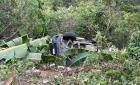 Aparatosa volcadura en Tixcuayuca deja solo daños materiales