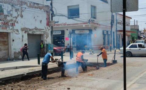 Avanza la obra de la calle "Morelos" 
