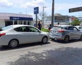 Chocaron autos en Bulevar y Juárez      