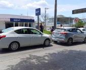 Chocaron autos en Bulevar y Juárez      