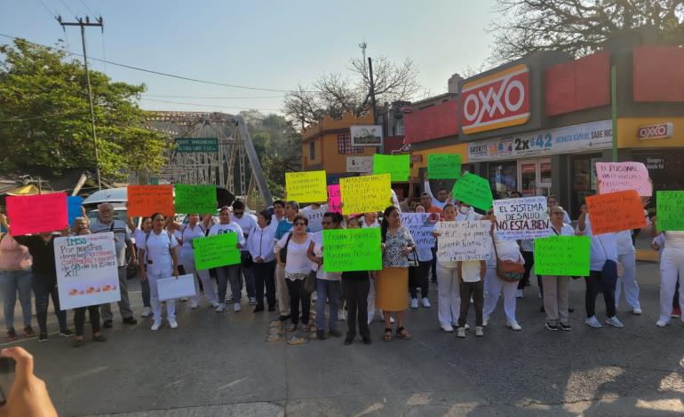 Marcharon contra IMSS 