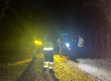 Despejan predio tras incendio en Tamán