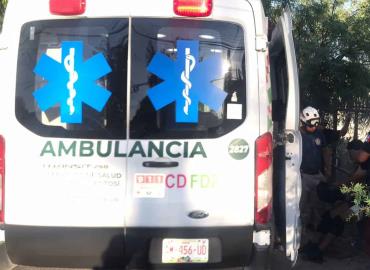 MOTOCICLISTA SUFRIÓ CAÍDA