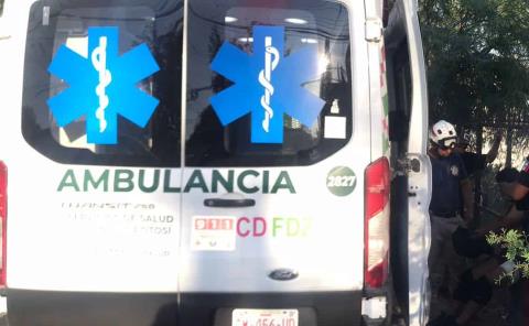 MOTOCICLISTA SUFRIÓ CAÍDA
