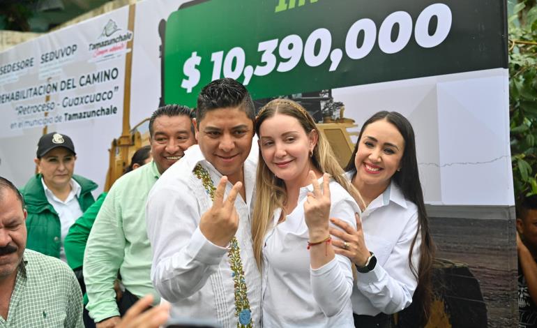 Presidenta impulsa obras y gestiona recursos ante el Gobierno del Estado