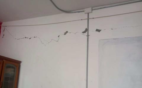 Sismos provocaron daños en viviendas
