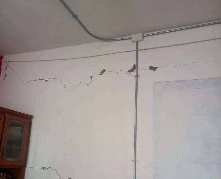 Sismos provocaron daños en viviendas