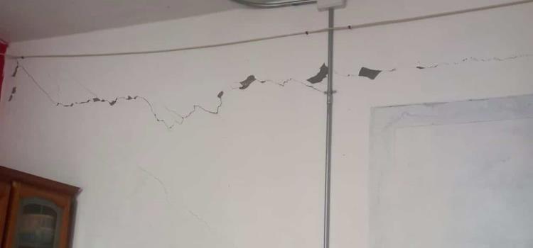 Sismos provocaron daños en viviendas Sismos provocaron daños en viviendas