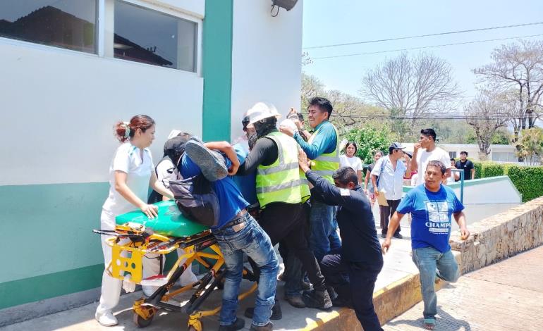Murió electrocutado